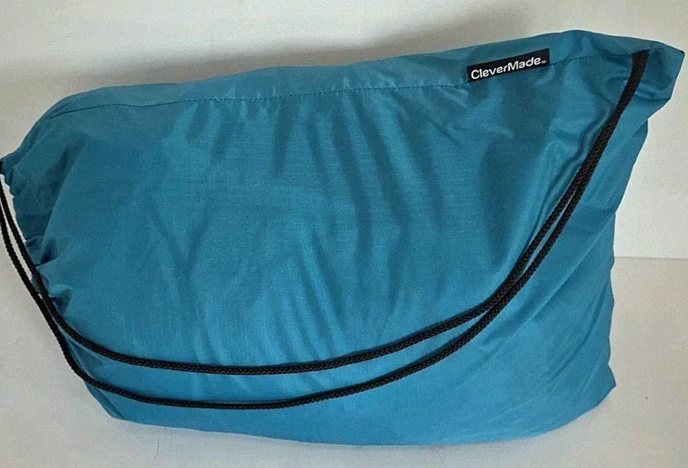 CleverMade Teal QuickFill QuikFill Air Chair Chill Outdoor Hangout Recliner