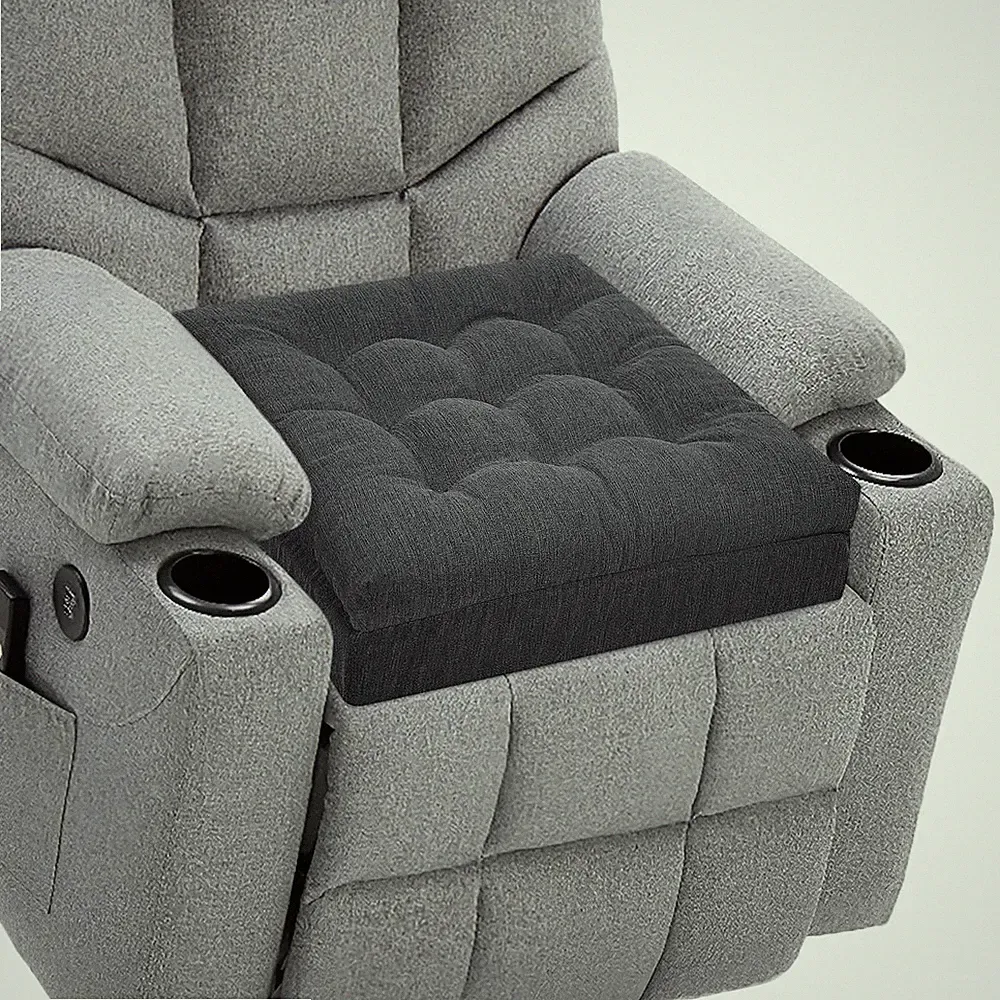 Recliner Cushions for Seniors - 20x20x5 Inch Thick Soft Tufted Dual Layer Seat