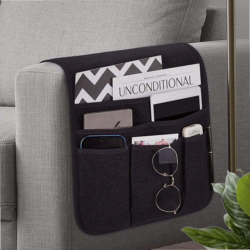 Teniux Remote Control Holder Armchair Caddy for Recliner Couch, Non-Slip Armrest