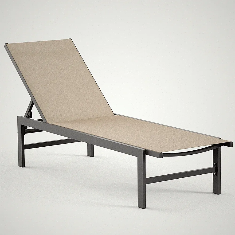 Vexwalx Outdoor Lounge Chair for Pool, Aluminum Chaise Lounge Chairs with 5Po...